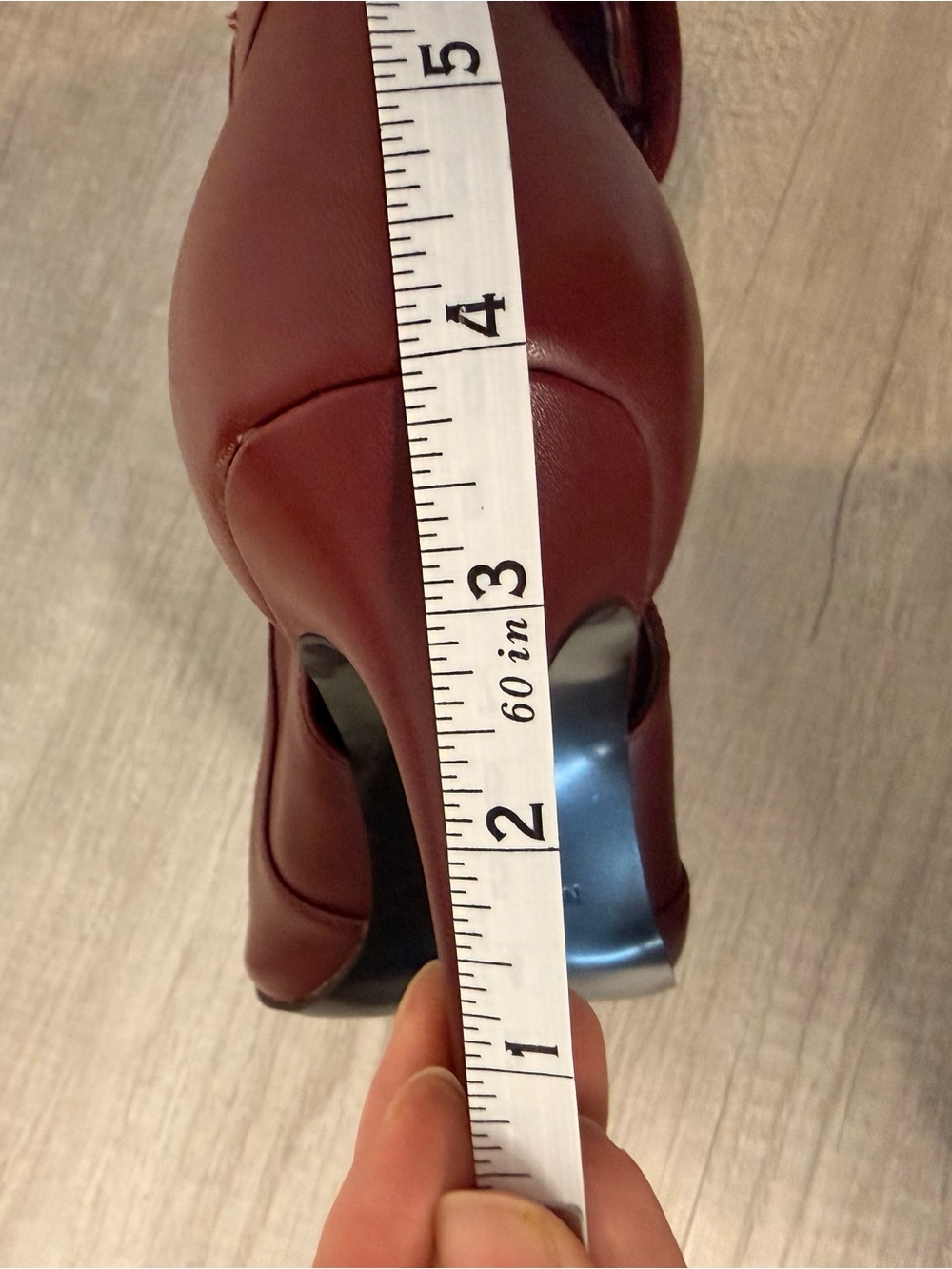 Nine West Taylinneo Red Wine Leather Booties - Size 7.5 NWOT - Picture 6 of 6